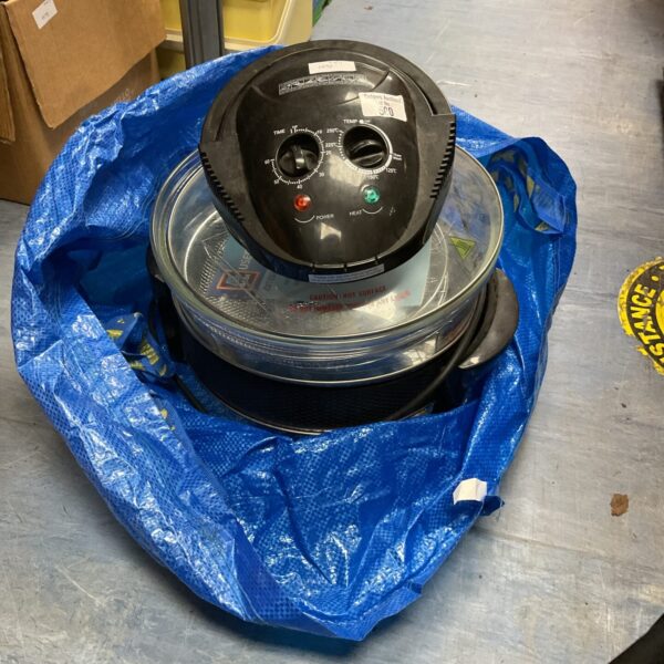 Aldi halogen air fryer still in its original packaging.