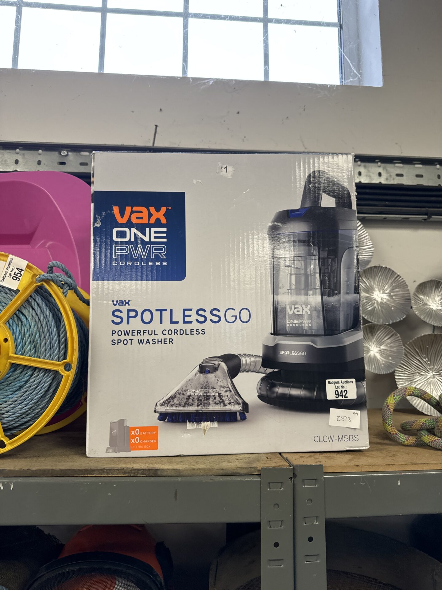 942 Vax spotless go spot washer