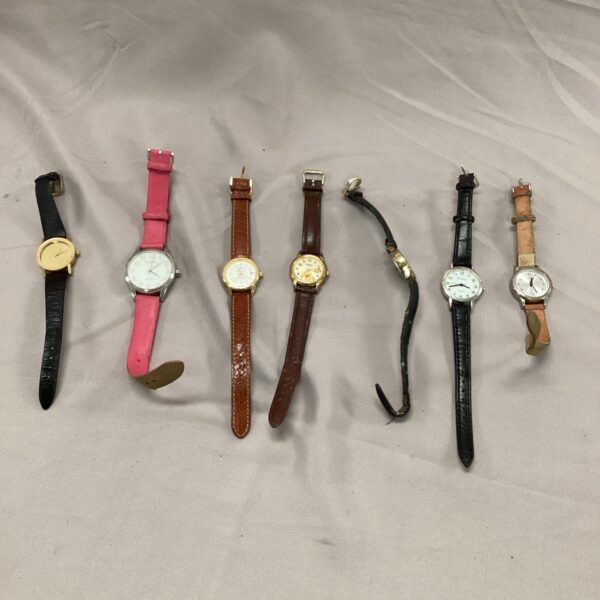 Lot of seven vintage wristwatches, including Disney and Citron.