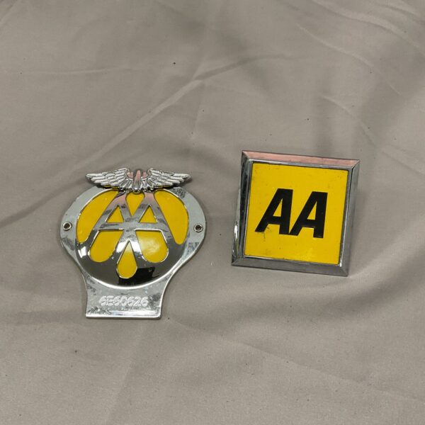 Vintage AA car badge, classic automotive emblem for collectors.