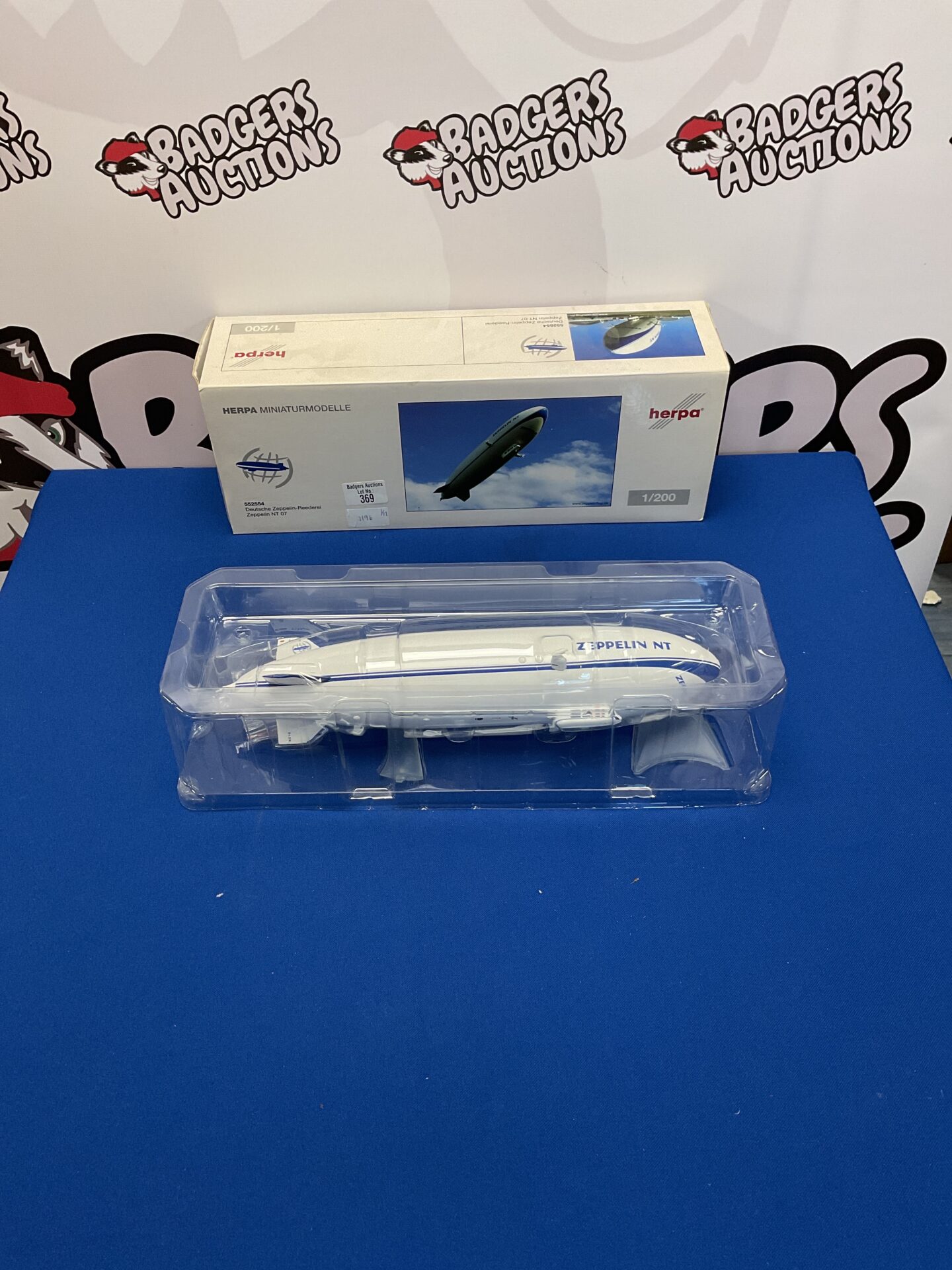 369 Herpa miniaturemodelle of Deutsche Zepplin-Reederei NT 07