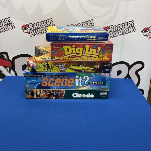 Vintage Cluedo game box, classic mystery board game.