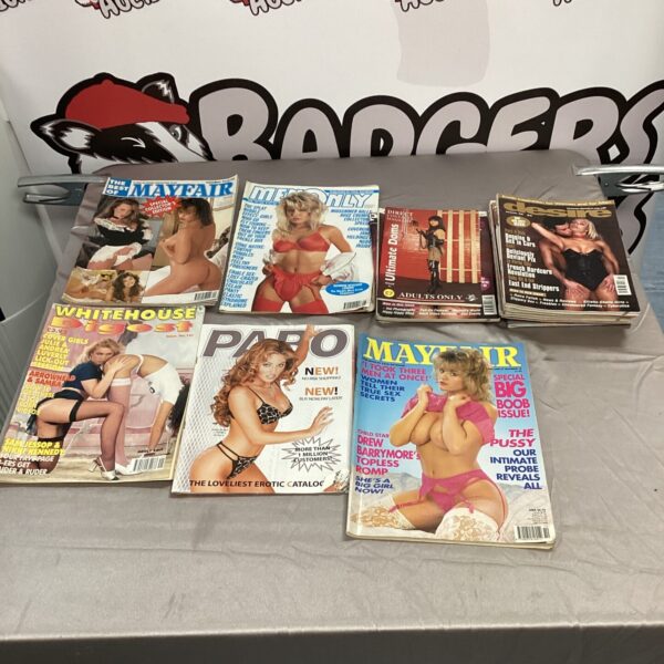 Collection of adult magazines inc mayfair & private
