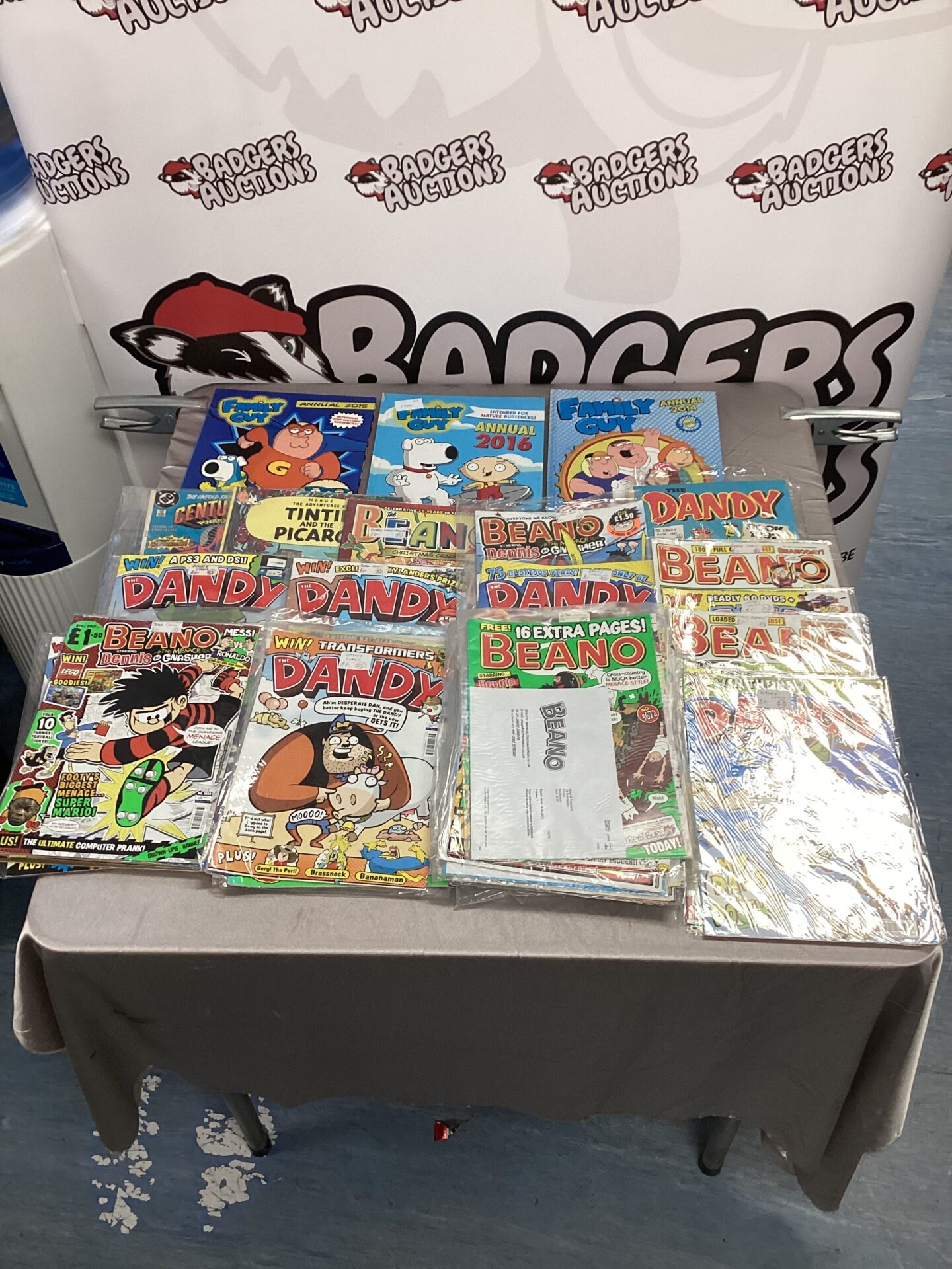 489 collection of comics & family guy annuals