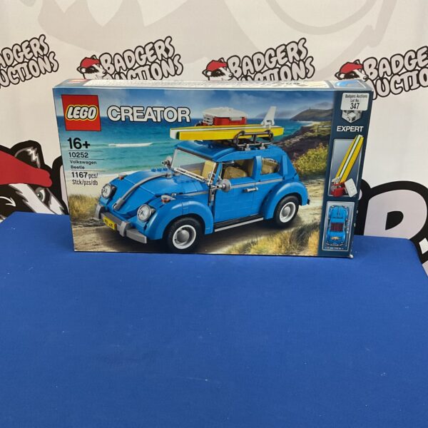 Lego Creator Volkswagen Beetle 10252 building set in box.
