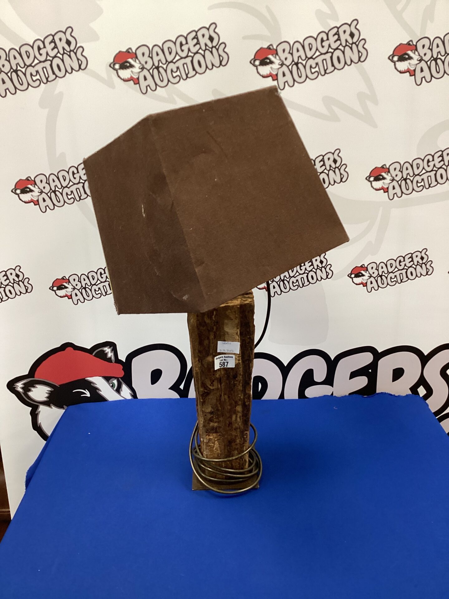 549 Soft wood table lamp