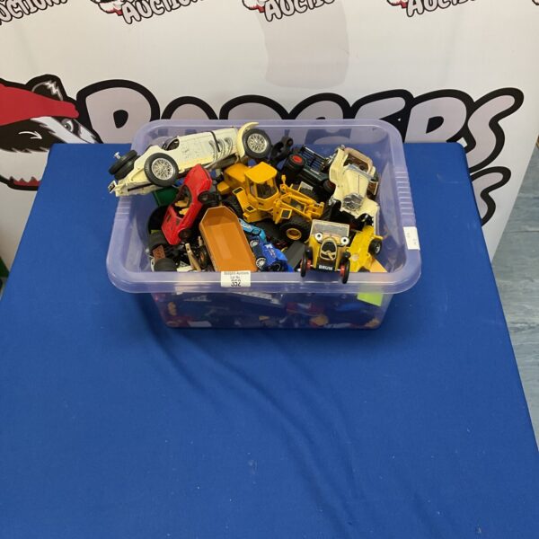 Mixed lot of diecast model cars including Brum, Matchbox, and Corgi.