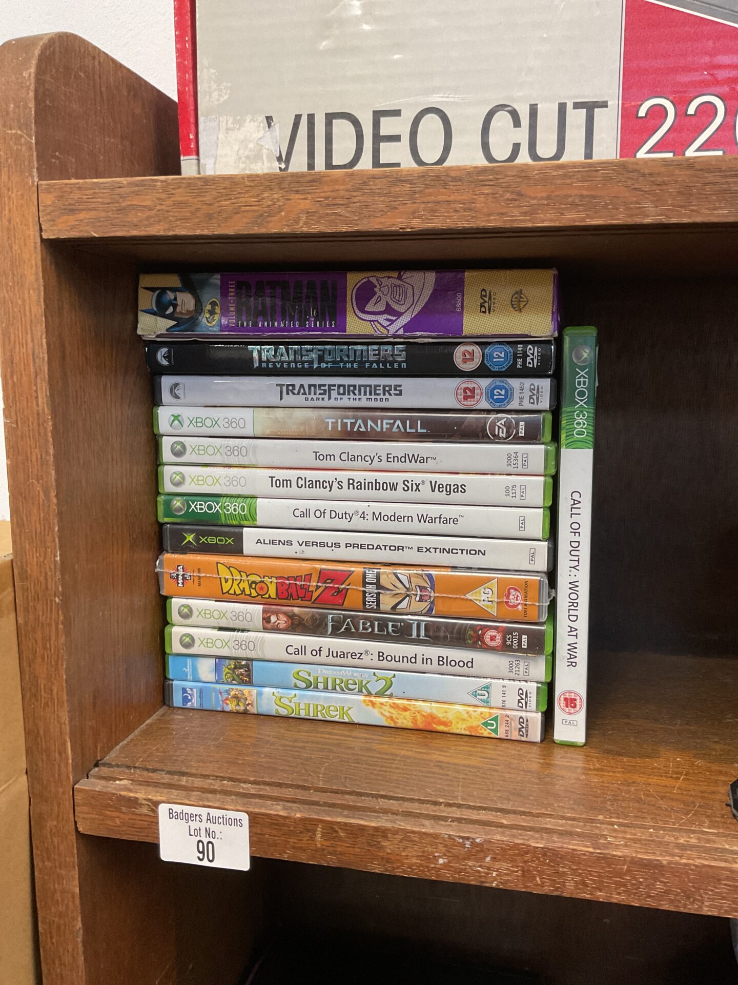 090 Bundle of Xbox 360 games & dvds