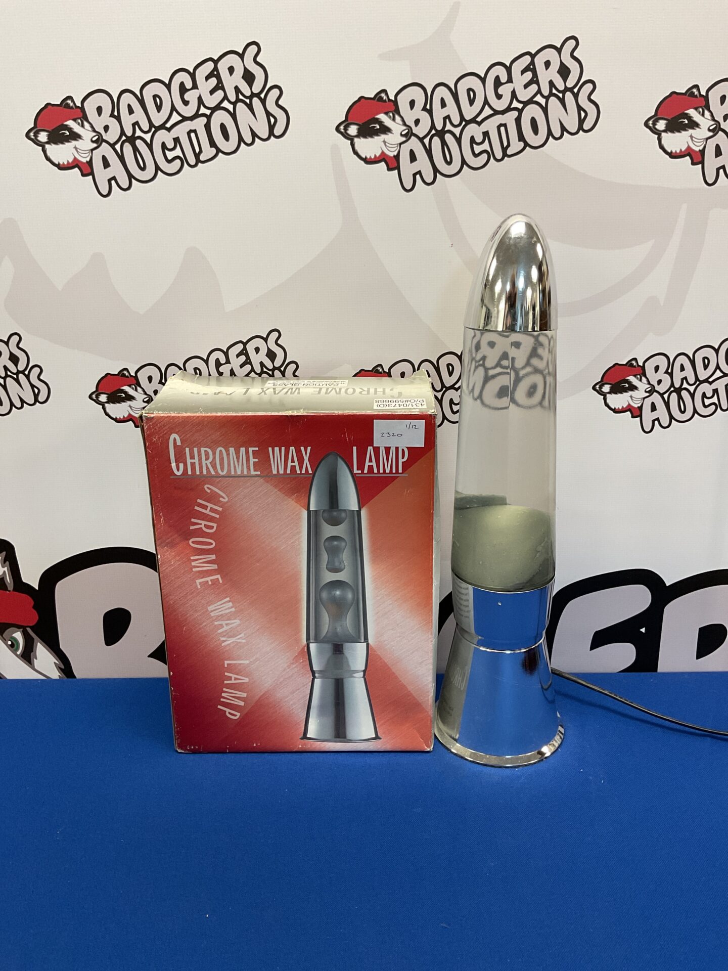100 Chrome wax lava lamp working