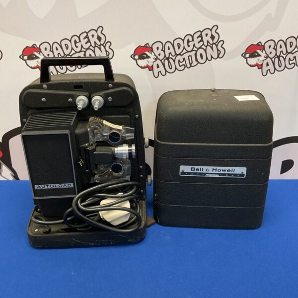 Vintage Bell & Howell 8mm projector for home movies.