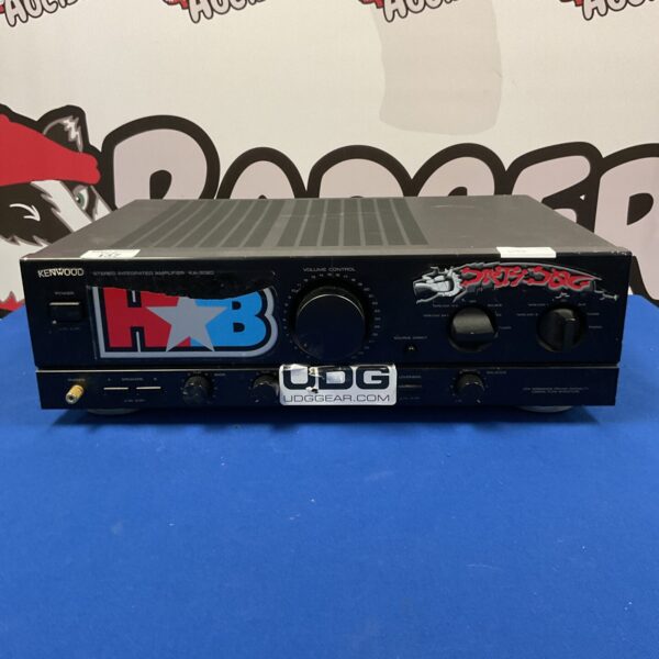 Front view of vintage Kenwood KA-3020 stereo amplifier.