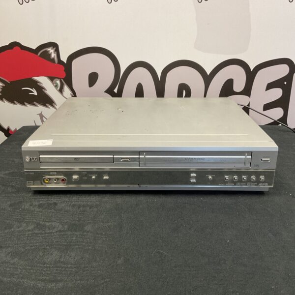 LG DV1000 DVD VCR combo player, front view.