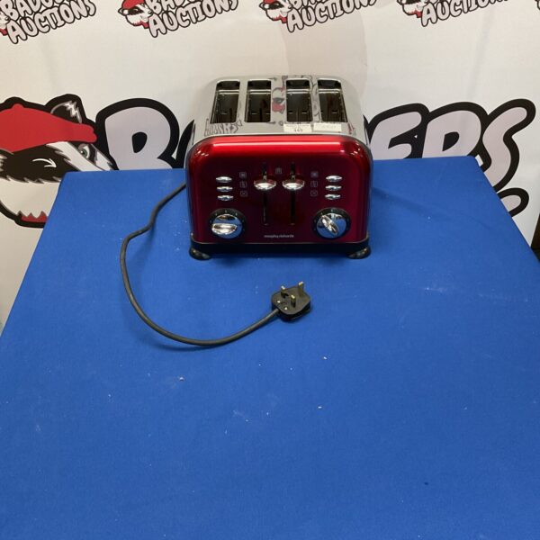 Vintage Morphy Richards toaster, a classic kitchen appliance.