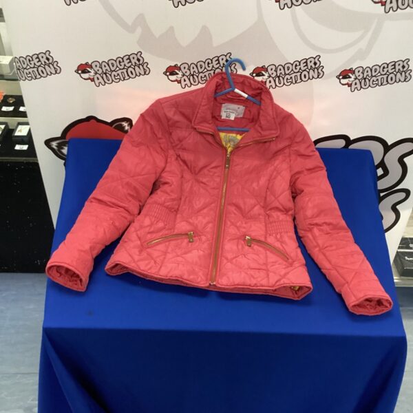 Per Una ladies quilted jacket size medium, front view.