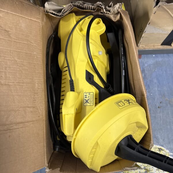Karcher K2 pressure washer with patio brush attachment for sale.