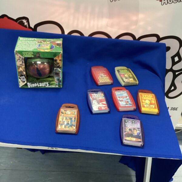 Vintage Top Trumps card game lot with Dinosaur edition.