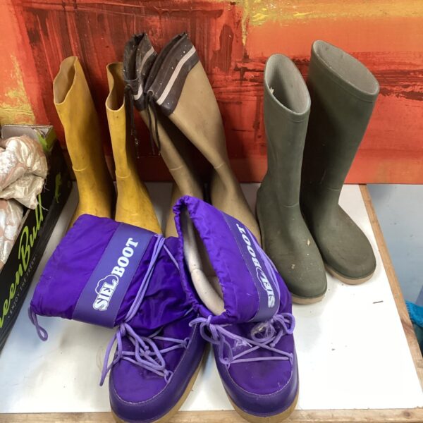 Vintage Siel snow boots size 40 for winter conditions.