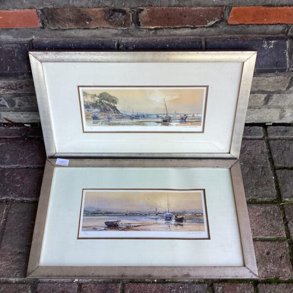 Pair of Ray Balkwill limited edition fishing boat prints.