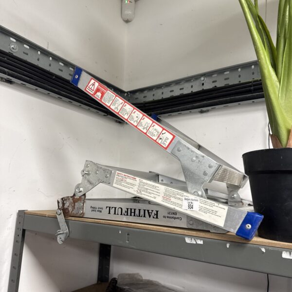 Used Faithfull folding aluminium step ladder for DIY tasks.