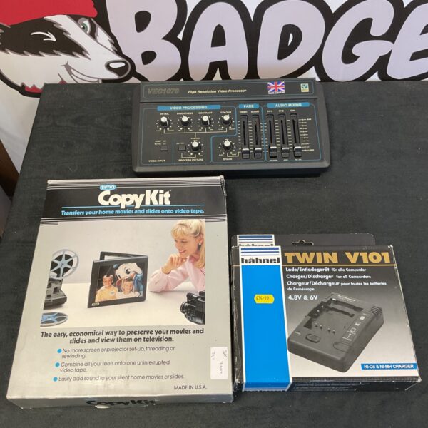Vintage Videotech VEC1070 video processor with slide transfer copykit.