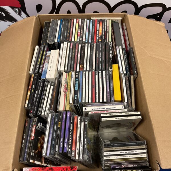 Large tray of assorted music CDs, including Roy Orbison and Paul Weller.