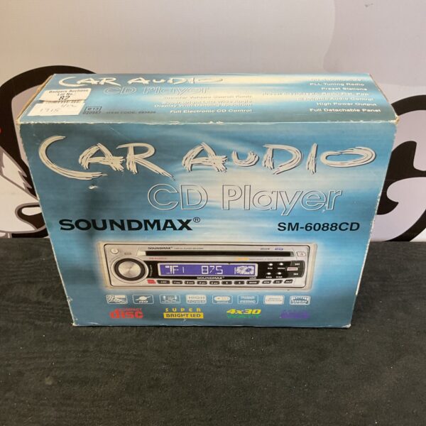 Vintage Soundmax SM-6088CD car CD player for automotive audio.
