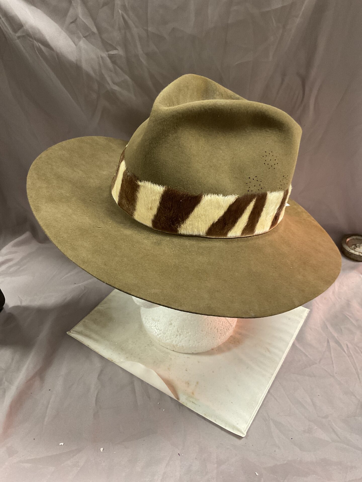 895 Dorian safari hat made for mala mala game reserve south africa