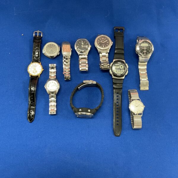 Vintage watch lot including Rotary and Certina wristwatches.
