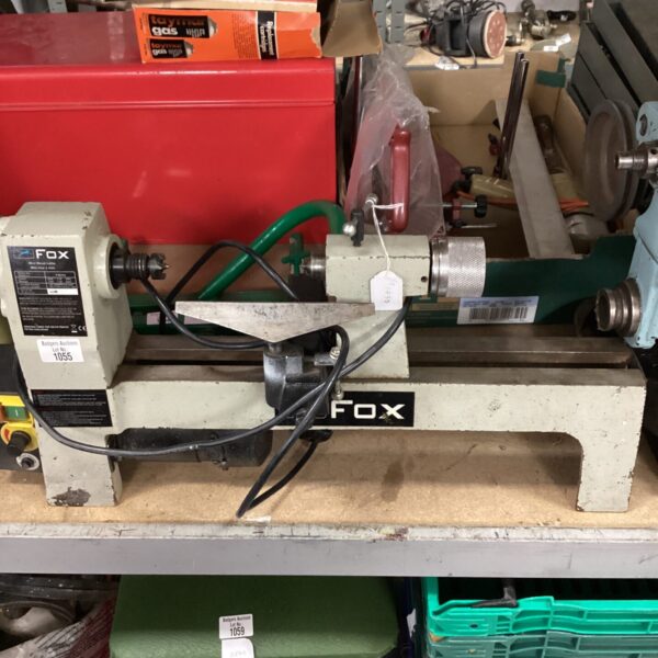 Used Fox mini wood lathe for hobby woodworking projects.