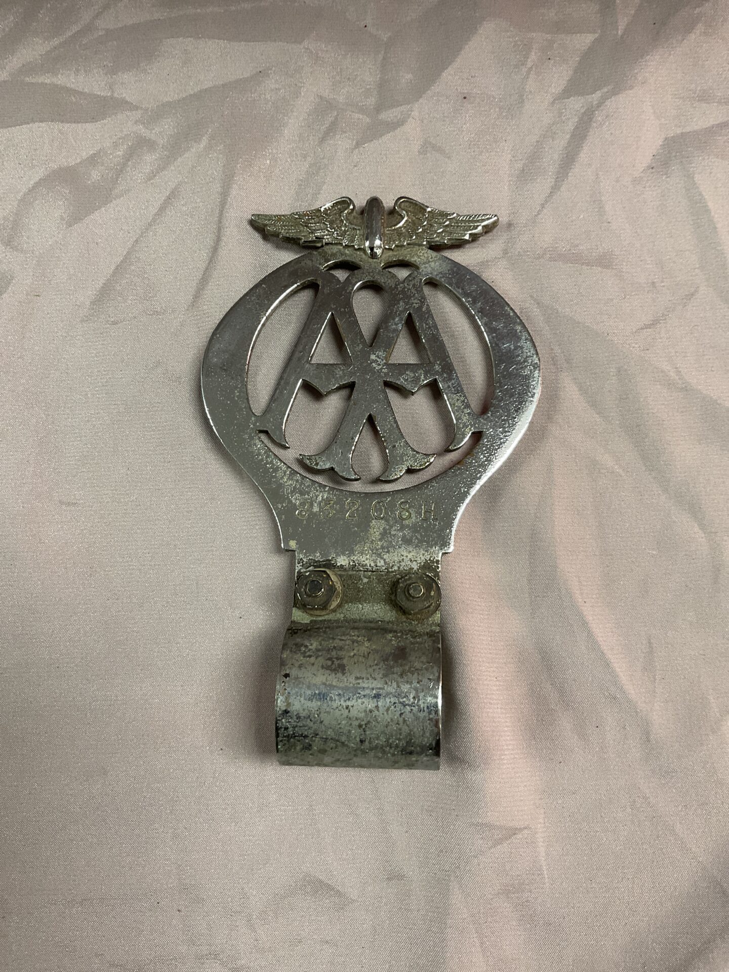 877 vintage AA classic car badge 1938