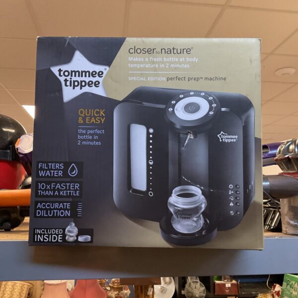 Tommee Tippee Perfect Prep Machine for fast formula preparation.