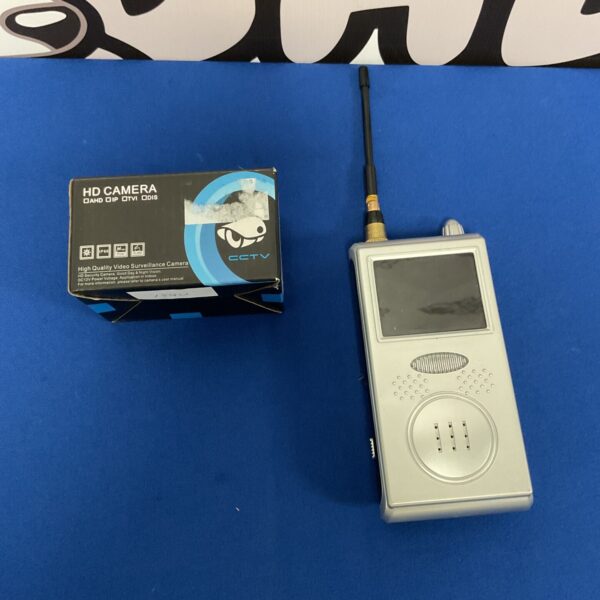 Hamy wireless camera receiver with LCD screen and antenna.