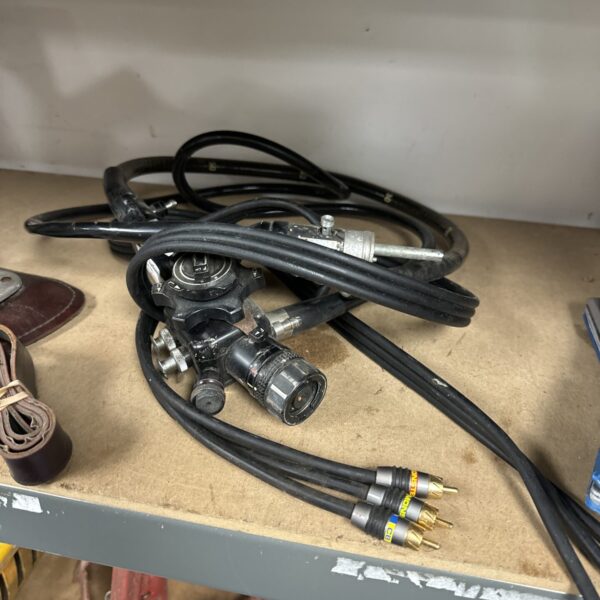 Vintage Olympus OM1 endoscope attachment for close-up photography.