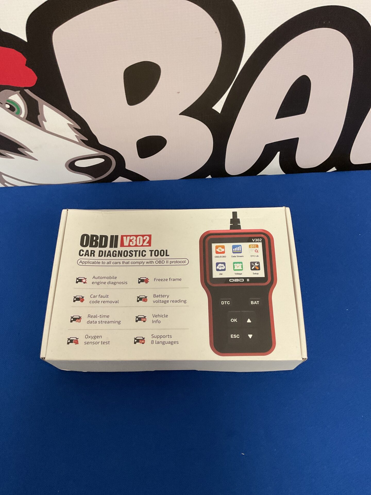 092 OBD2 V302 car diagnostic tool