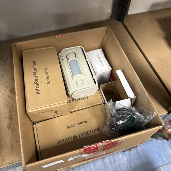 Infrared sensors and power supplies, model 9170, in original packaging.