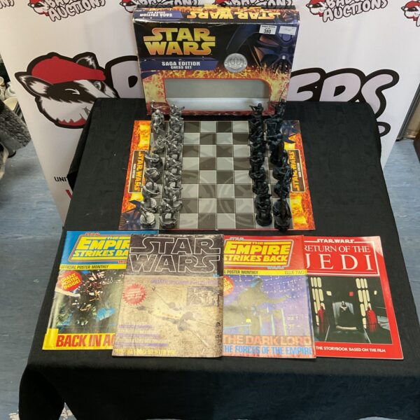 Vintage Star Wars chess set from the Saga Edition collection.