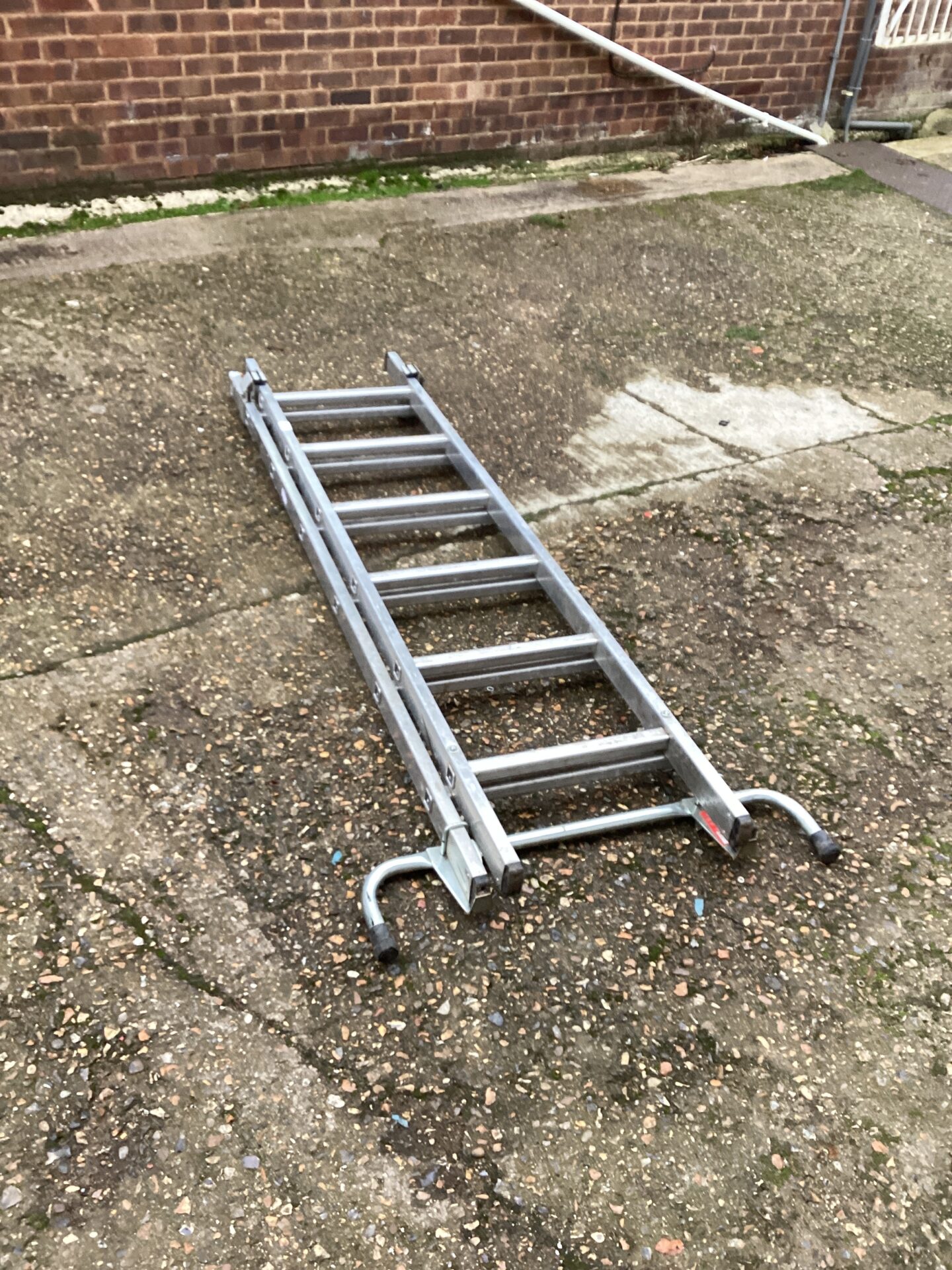1096 Aluminium Two Piece ladder