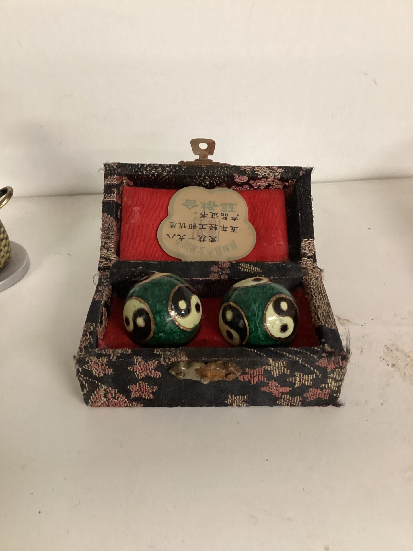220 Two small vintage stress balls