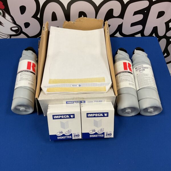 Impega 2210D toner ink and envelopes stationery lot.
