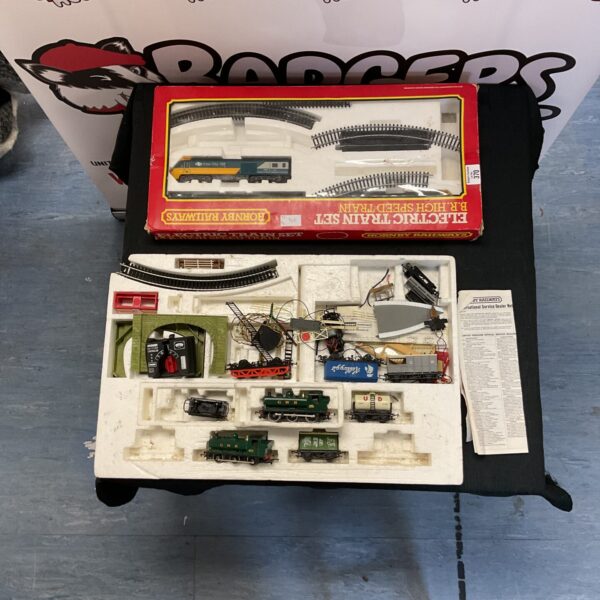 Two vintage hornby railways electric train sets
