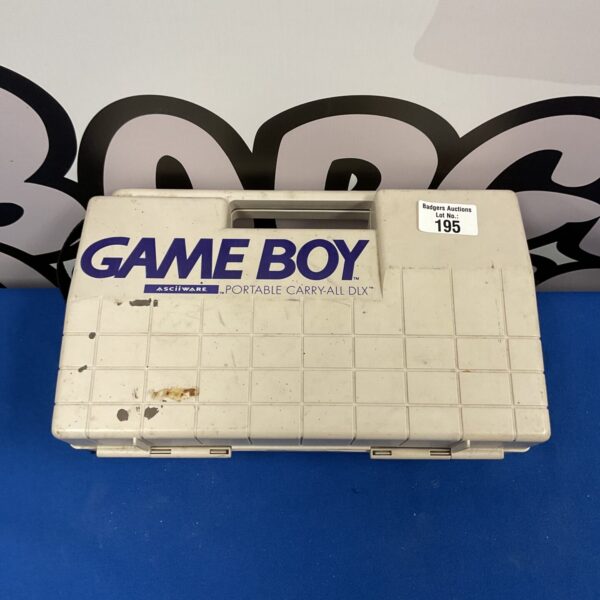Vintage Nintendo Game Boy Carry All DLX portable case.