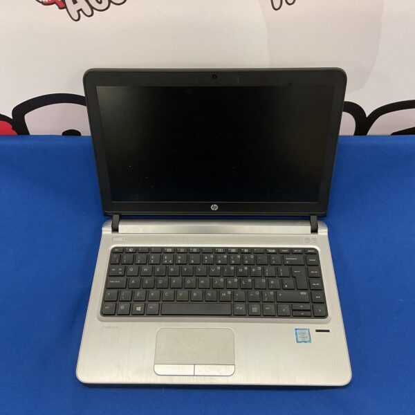 Silver HP ProBook laptop with Intel Core i5 processor, untested.