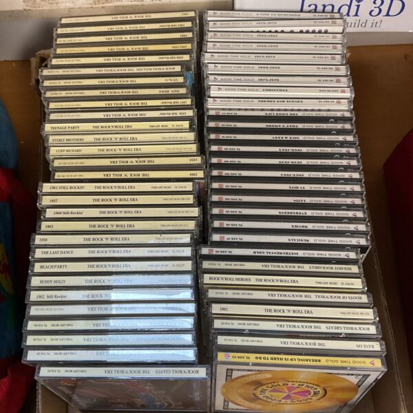 Large lot of Rock and Roll and Good Time Gold CDs.