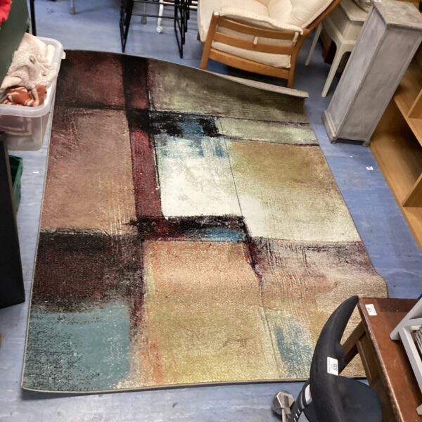 Abstract Gala rug by Paco Home with blended colours.