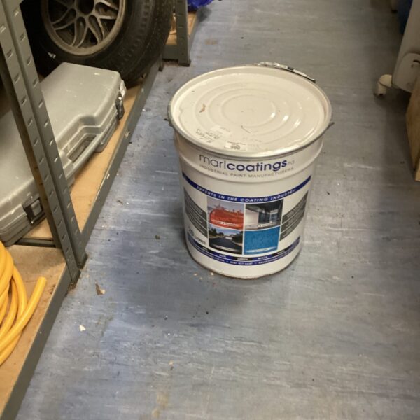 Marlcoating 10-litre paint container, industrial paint storage.