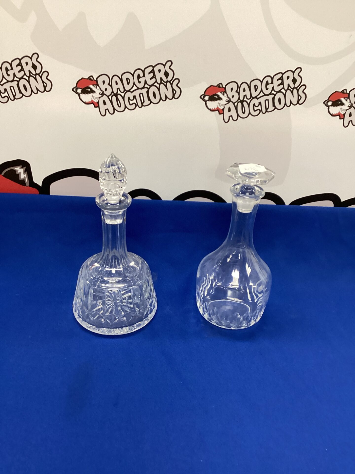 290 Two Crystal Decanters