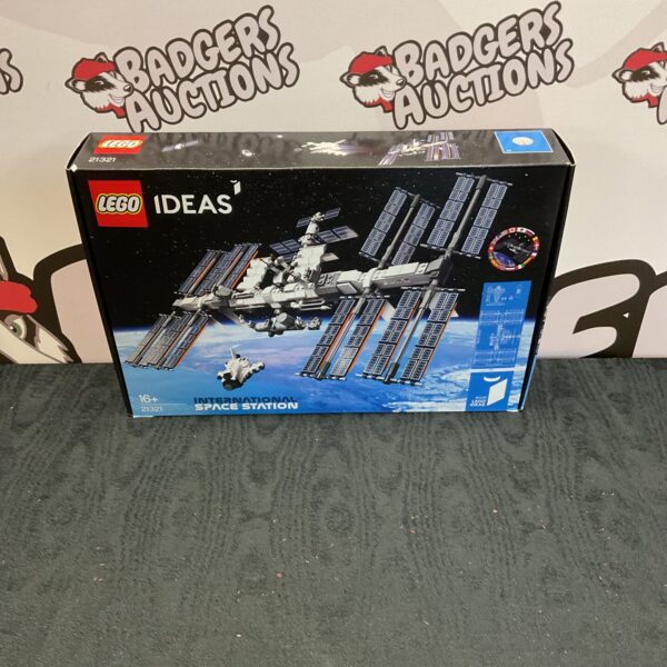 Lego Ideas International Space Station 21321 building set displayed.