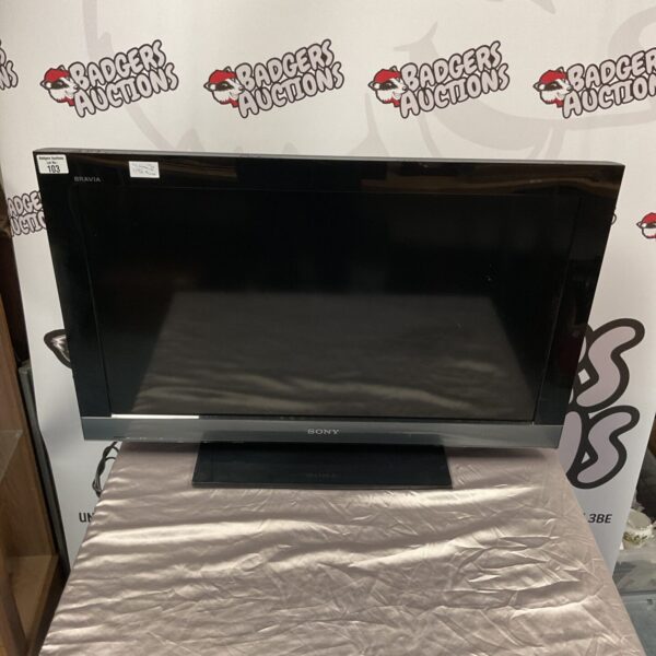 Used Sony Bravia 32 inch flatscreen television for home entertainment.