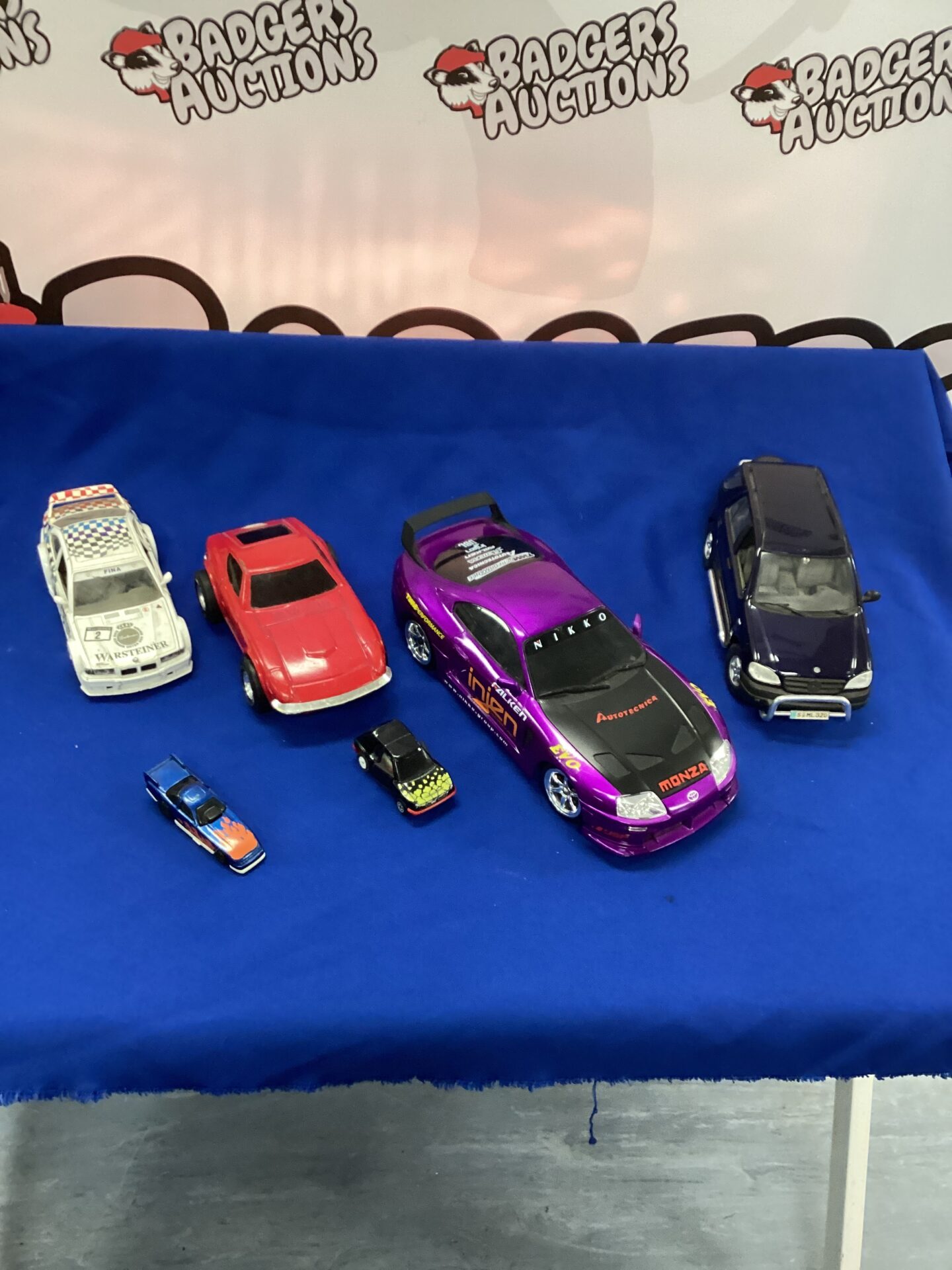 349 Four diecast Model Cars inc Toyota Supra and Tonka