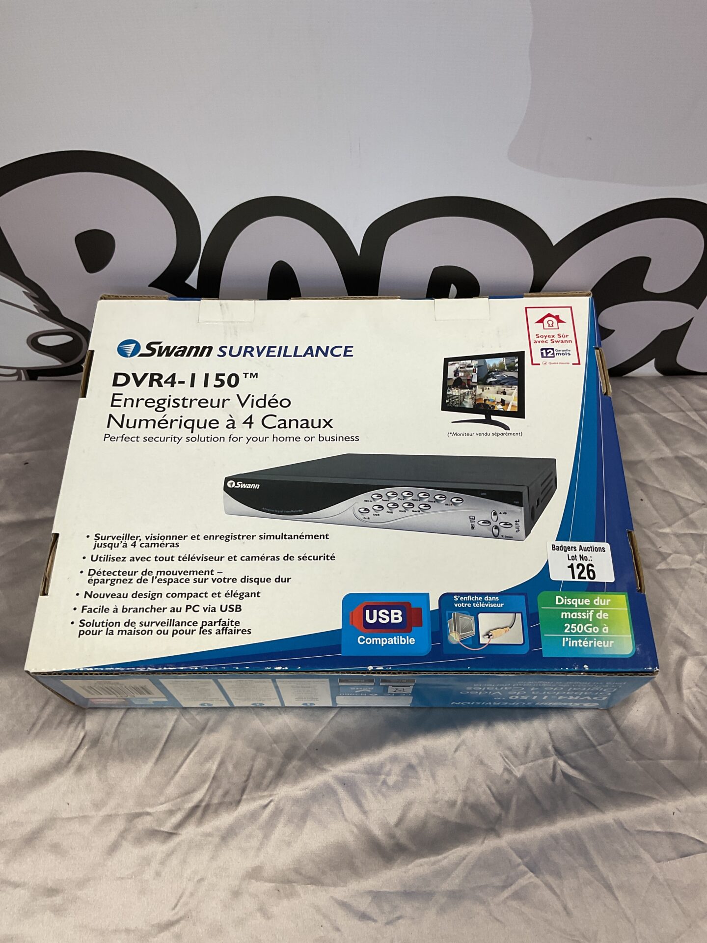 126 Swann surveillance DVR4-1150 CCTV system hub